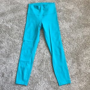 Turquoise Lululemon align leggings